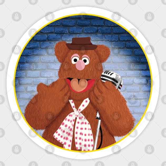 Fozzie Sticker by Mick-E-Mart